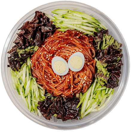 산왕돼지집 메뉴 매콤 비빔쫄면